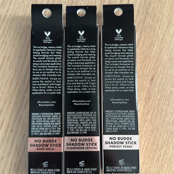 Set of 3 Elf No Budge Shadow Sticks eye shadow - Picture 3 of 3